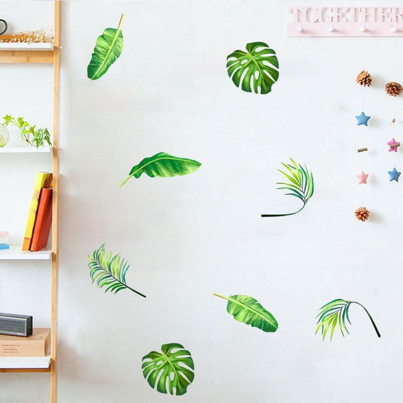 ウォールステッカー 壁紙シール 葉 緑 自然 爽やか シンプル 面白い 書斎 リビング 寝室 ベッドルーム キッチン 模様替え パーティ イベント イ Zak 997 おとりよせ Com 通販 Yahoo ショッピング