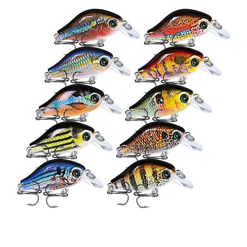 ハードルアー クランクベイト リップ トリプルフック 小型 ハードベイト 疑似餌 釣り餌 釣り用品 釣り具 フィッシング用品 海釣り 船釣り バス釣り 30 Off