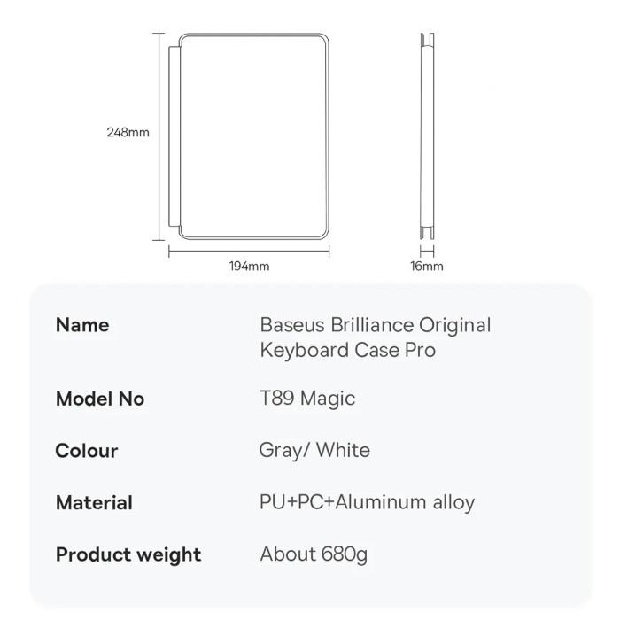 Baseus-iPad Pro/air/Air/4/5世代用のBluetoothワイヤレスキーボード｜migona｜08