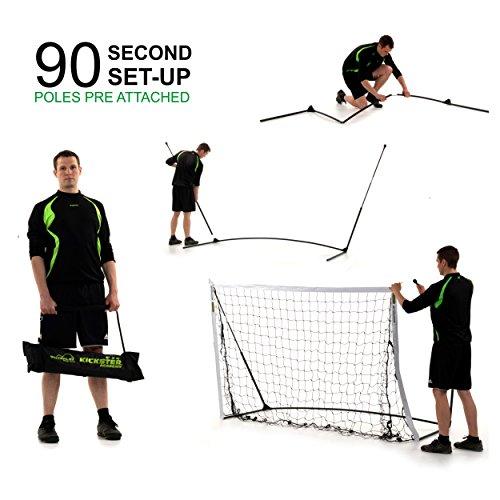 [クイックプレイ] 組み立て式 ポータブル フットサルゴール 公式サイズ 3.0m×2.0m 3MKSR-000-02 