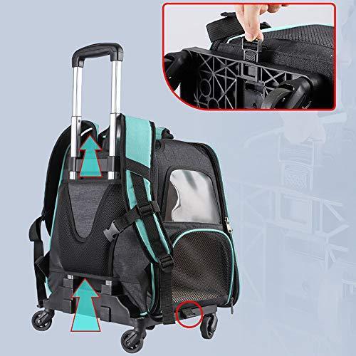 Takimi 猫キャリーリュック 犬用キャリーカート ペットキャリー 折りたたみ可 容量を拡張可 リュック 3way お出? 