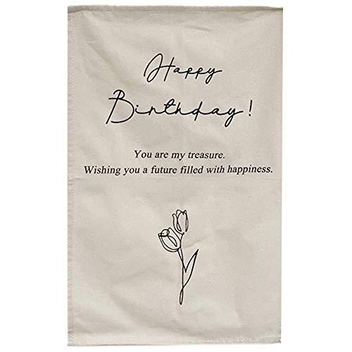 タペストリー レトロ 壁掛け バースデー 飾り チューリップイラスト 花柄 ファブリックポスター 壁飾り イン Mrzktgwxzn 家具 インテリア Www Anchorcm Net