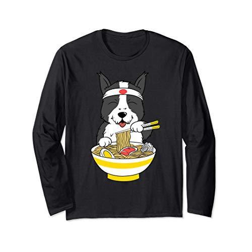 ラーメンボーダー コリー犬 長袖tシャツ 犬の服 Showbizbeat Com