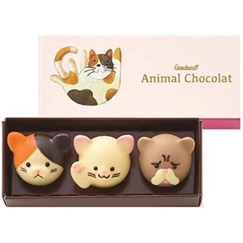 ゴンチャロフ アニマルショコラ 1箱 3個入 22 バレンタイン ホワイトデー アニマル チョコレート バレンタイン限定 ギフト チョコ お菓子 キャッツ A B09qry1j9t 2313 Migonne Store ミニョンストアー 通販 Yahoo ショッピング
