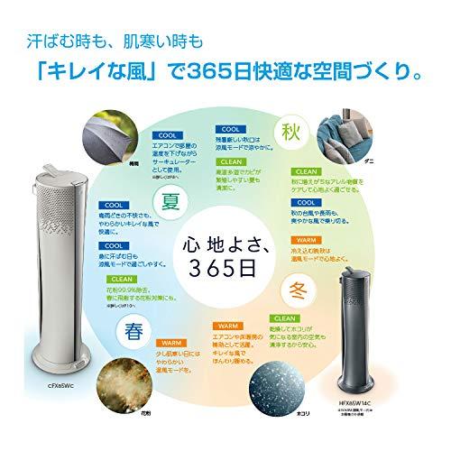 デロンギ(DeLonghi) ?空気清浄機能付き スリムファン ?夏冬兼用