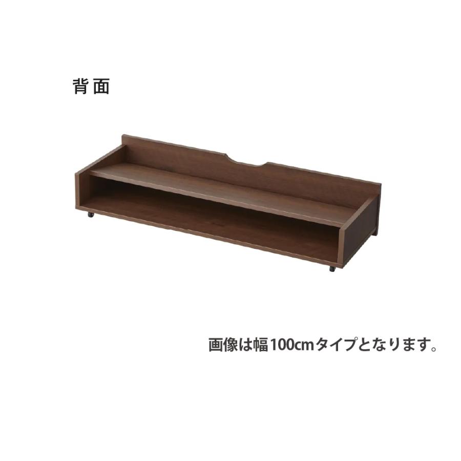 シューズラック シューズワゴン 下駄箱下 木製 玄関 収納 カート キャスター付き 幅80 高さ20 奥行35 爆買_8
