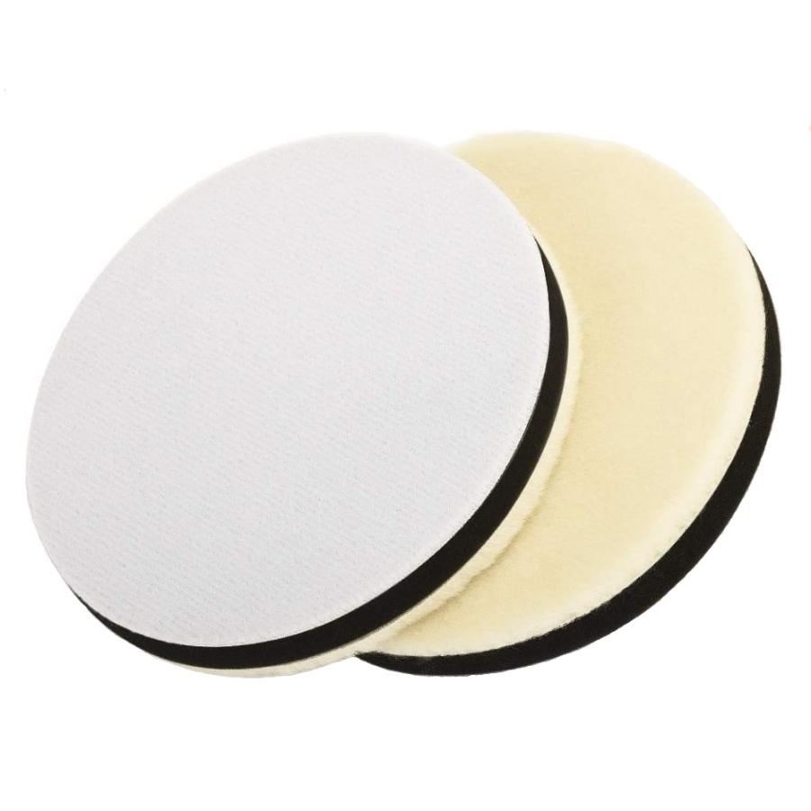 研磨ウールバフ 洗車研磨ウールバフ 細目中目粗目 ポリッシャー用マジックテープ式 125mm 3枚セット |  | 04