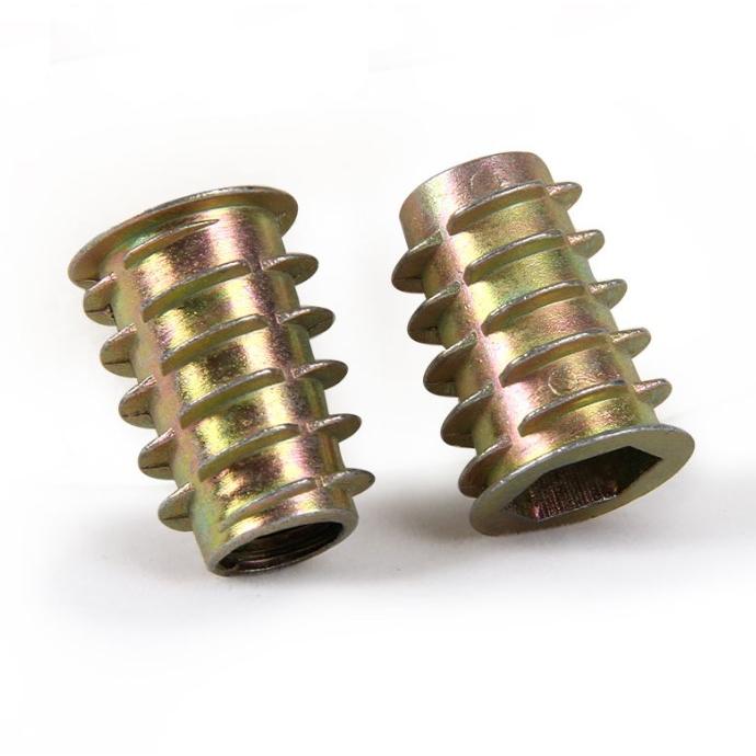 鬼目ナット オニメナット 埋め込みナット 六角穴付きボルト  ねじ込みタイプ  インサートナット M10*25木工DIY |  | 04