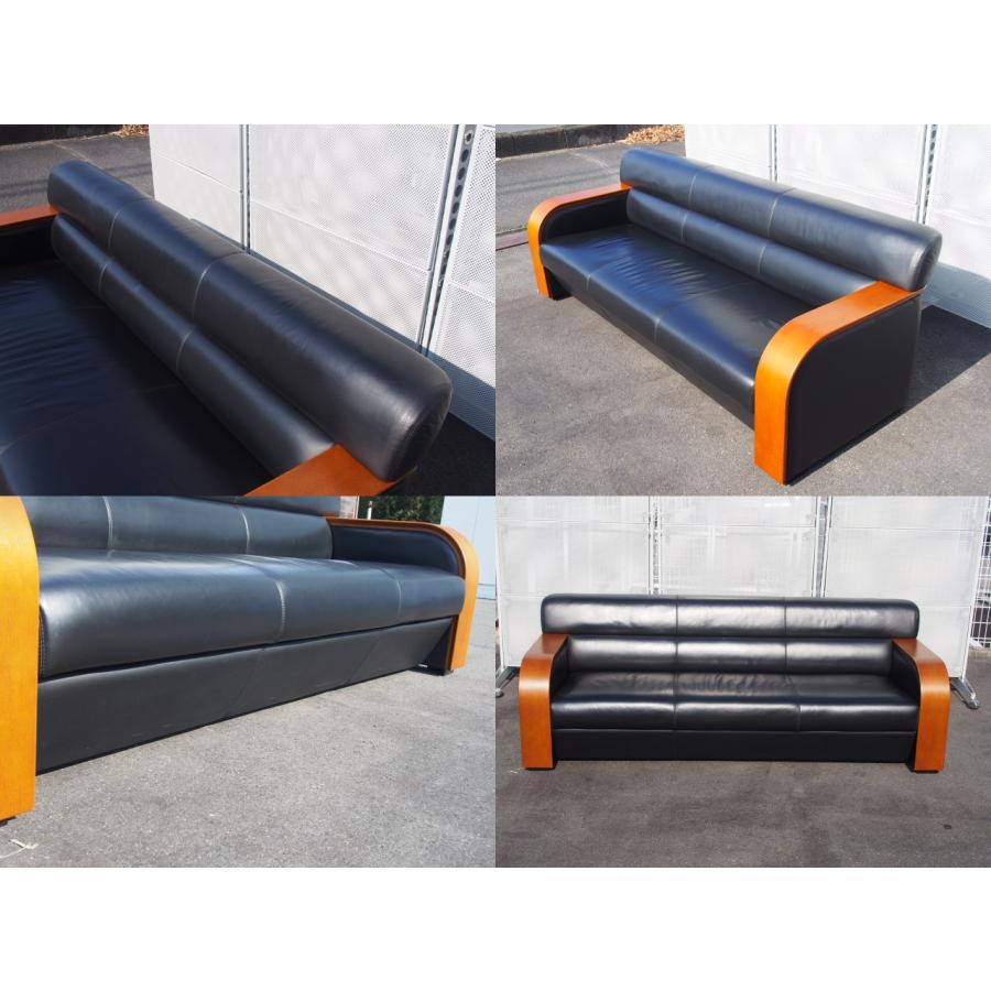 ☆ 程度良好 内田洋行 UCHIDA RD-72 応接セット 6点セット 背・座/総革