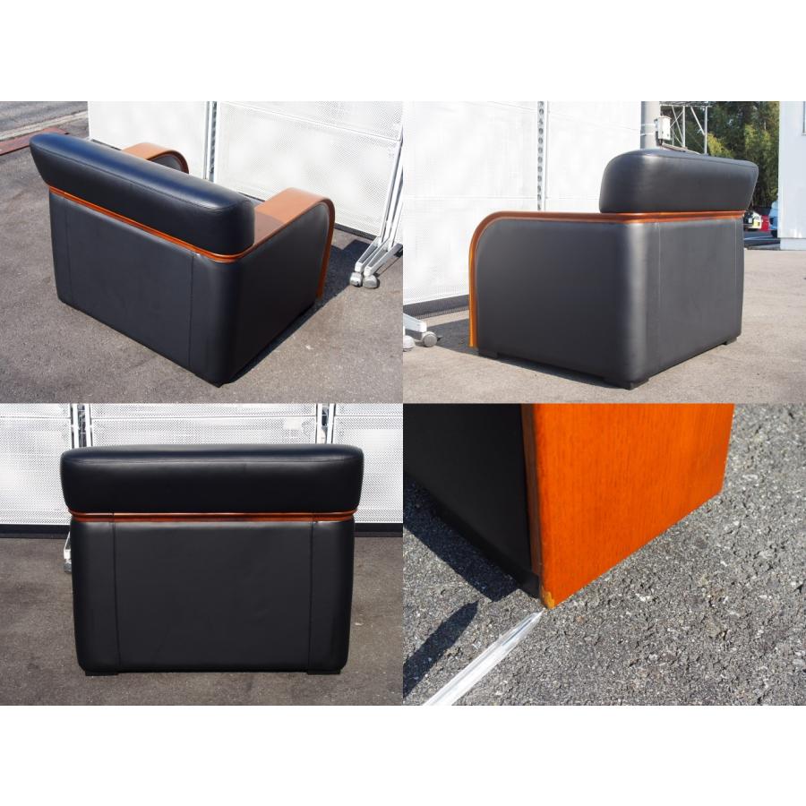 ☆ 程度良好 内田洋行 UCHIDA RD-72 応接セット 6点セット 背・座/総革