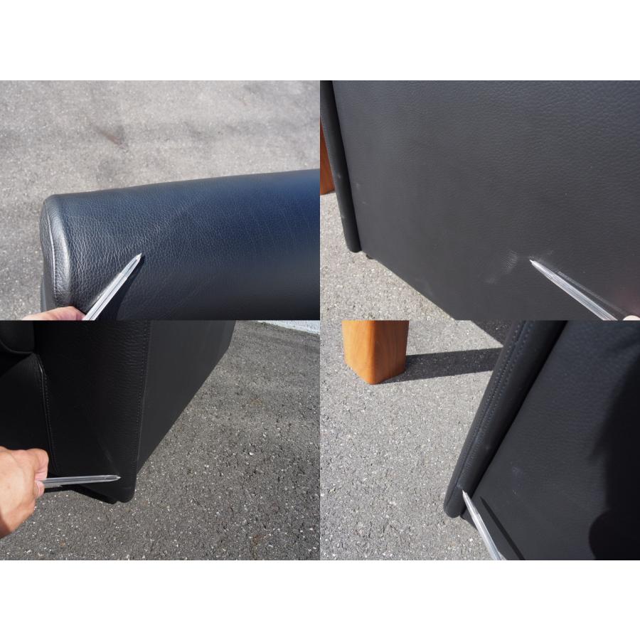 ☆ 中古 程度良好 Knoll? 総革張り 応接セット アームソファ−5 ☆ 中古 程度良好 Knoll? 総革張り 応接セット アームソファ−5