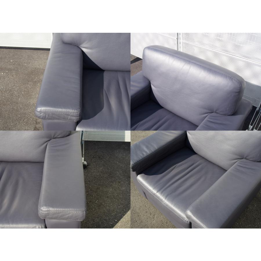 オカムラ（okamura） ☆ 中古 程度それなり S-74X 総革張り応接セット