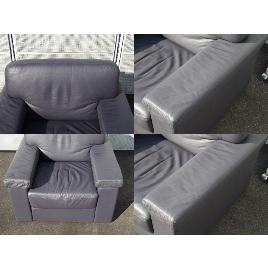 オカムラ（okamura） ☆ 中古 程度それなり S-74X 総革張り応接セット