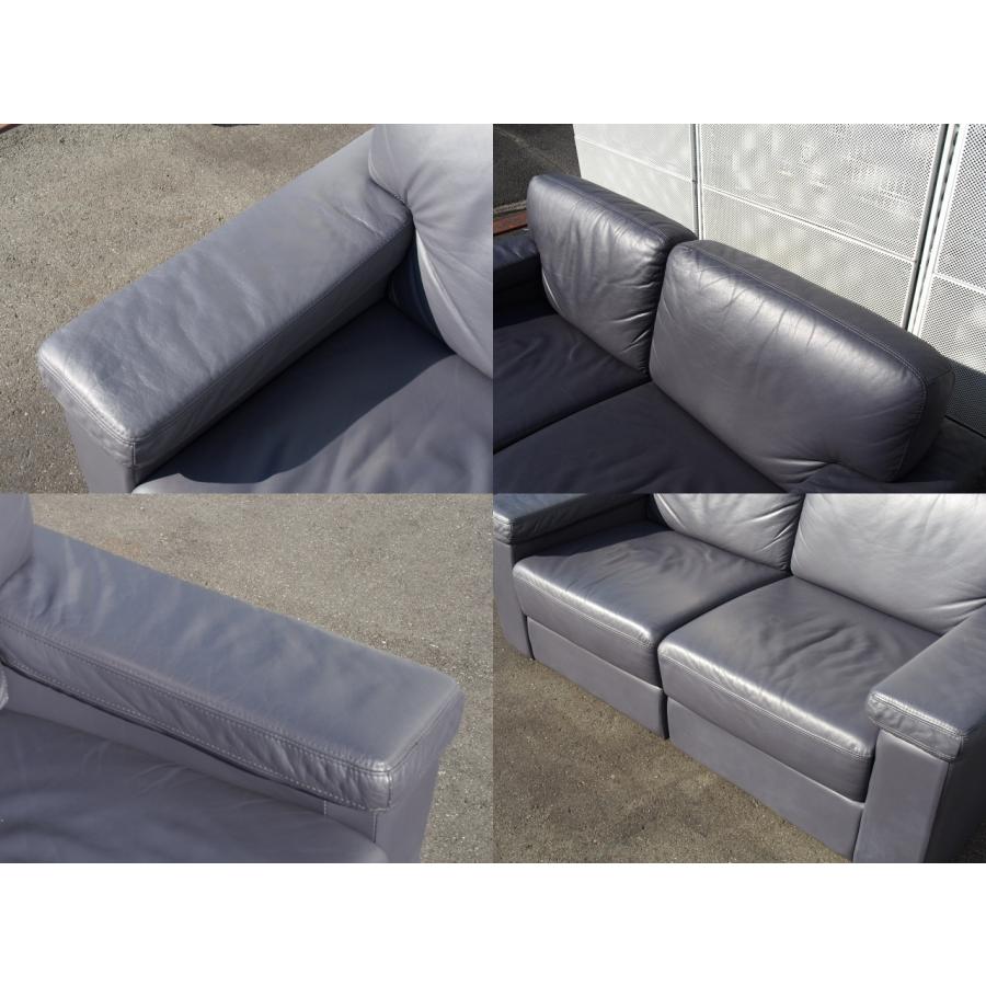 オカムラ（okamura） ☆ 中古 程度それなり S-74X 総革張り応接セット