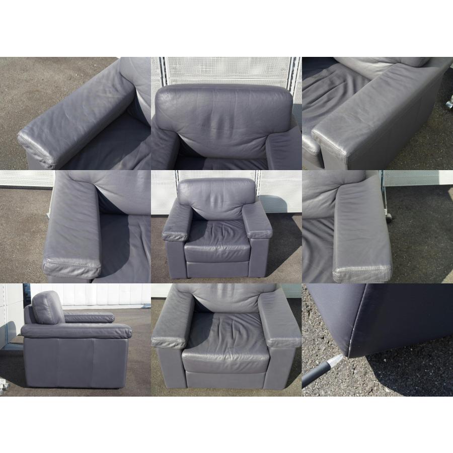 オカムラ（okamura） ☆ 中古 程度それなり S-74X 総革張り応接セット