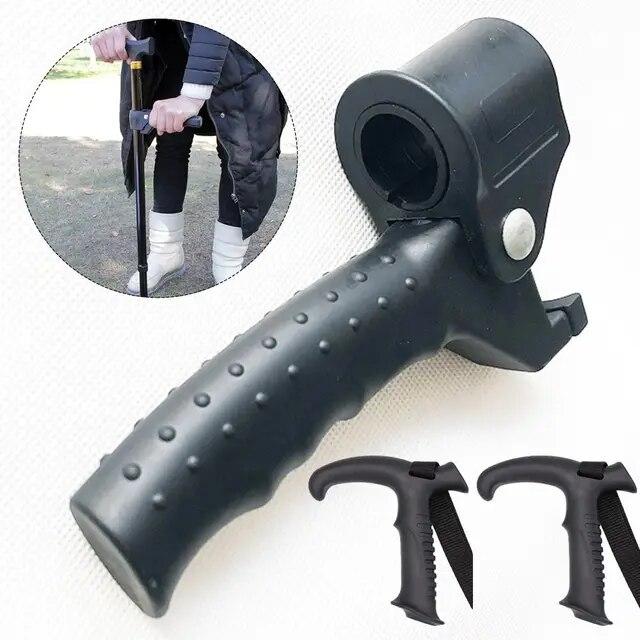 ツールトレッキングポールハンドル部品コンバーターグリップ一脚ヘッドアタッチメントウォーキングスティック杖一脚ハンドルアダプター a