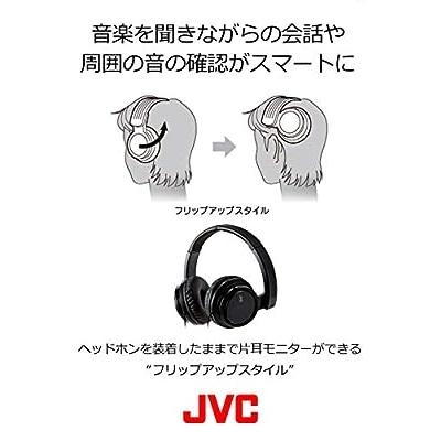 JVC HA-S200-B 密閉型ヘッドホン 折りたたみ式 DJユースモデル ブラック｜mihot｜03