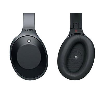 大評判 ソニー SONY ワイヤレスノイズキャンセリングヘッドホン MDR-1000X : Bluetooth/ハイレゾ対応 マイク付き ブラック MDR-1