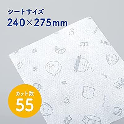 スコッティ ファイン 洗って使えるペーパータオル スヌーピー柄付き 55カット 1ロール｜mihot｜02