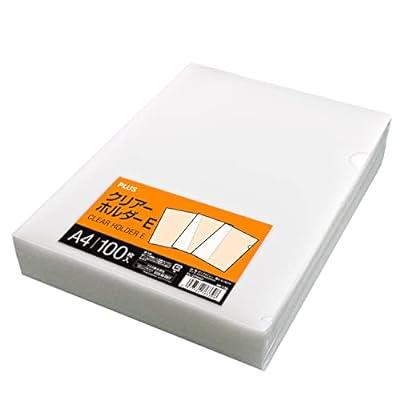 400枚以上☆ノンジャンル☆クリアファイルまとめ売り プラス クリアファイル クリアホルダー E A4 100枚 0.18mm 透明