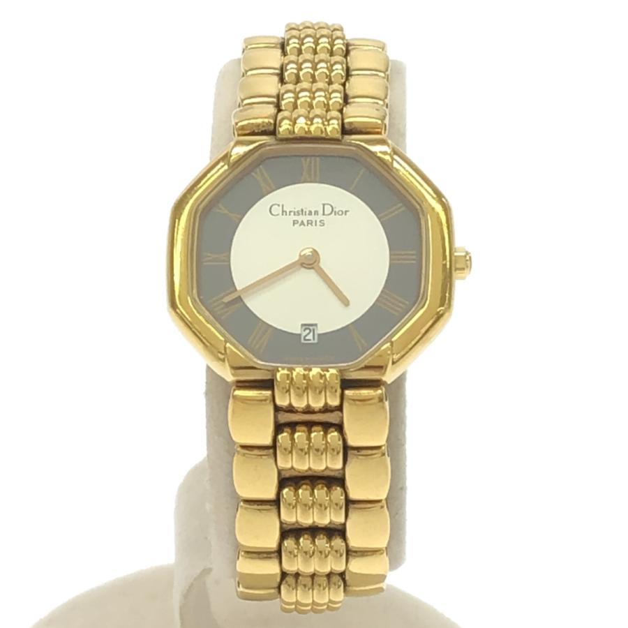 質屋 腕時計 稼働 Christian Dior ディオール 48.153 デイト クォーツ