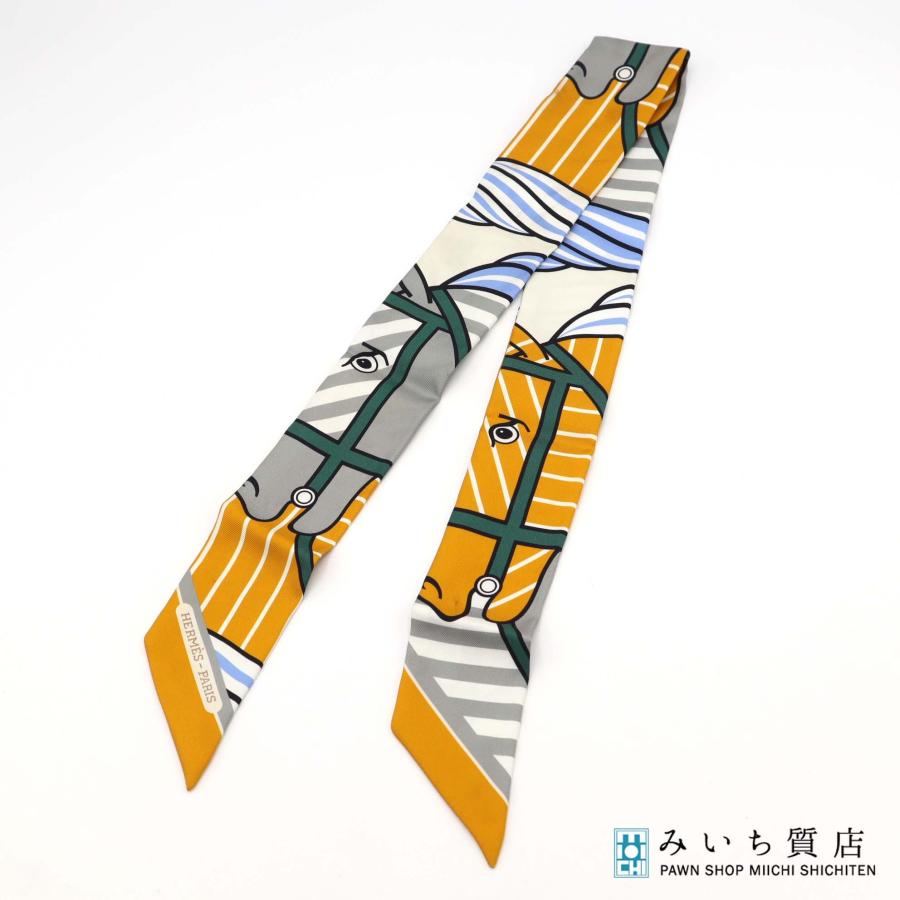 HERMES エルメス ツイリー　 Quadrige Bayadere　専用箱付 質屋 HERMES エルメス ツイリー Quadrige Bayadere カドリージュ
