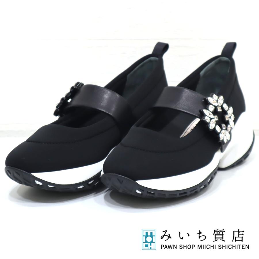 質屋 Roger Vivier ロジェヴィヴィエ ヴィヴ ラン ファブリック