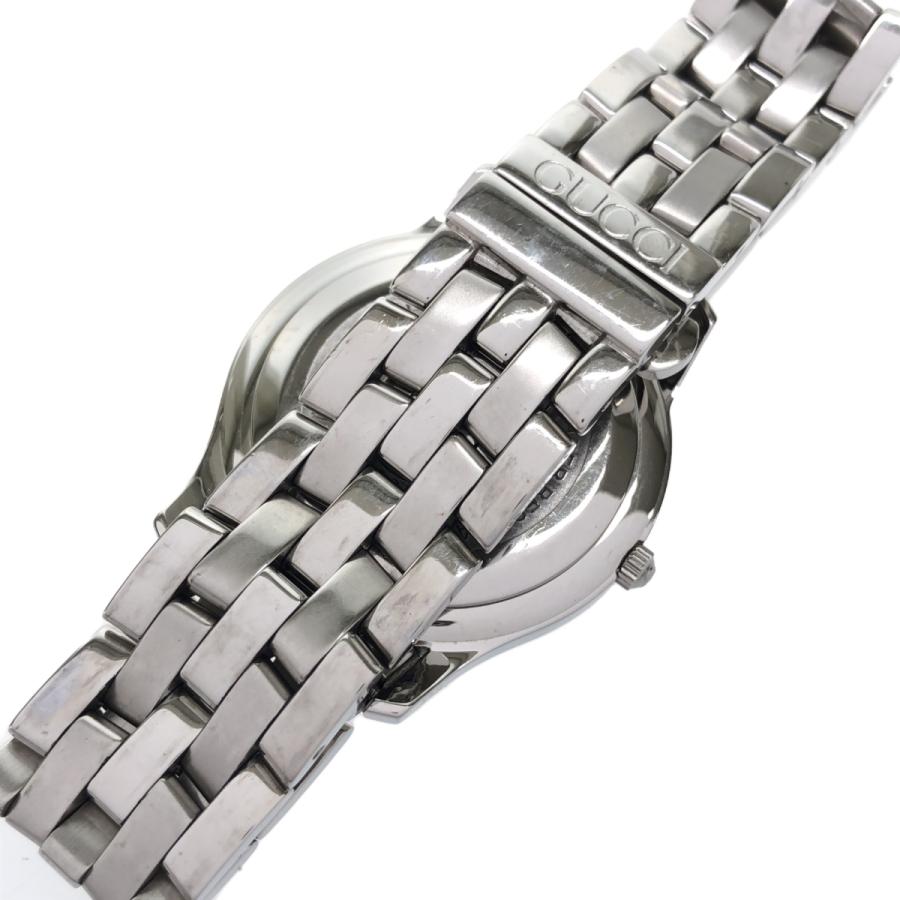 質屋 腕時計 稼働 GUCCI グッチ 5500M クォーツ 黒色文字盤 2025.11