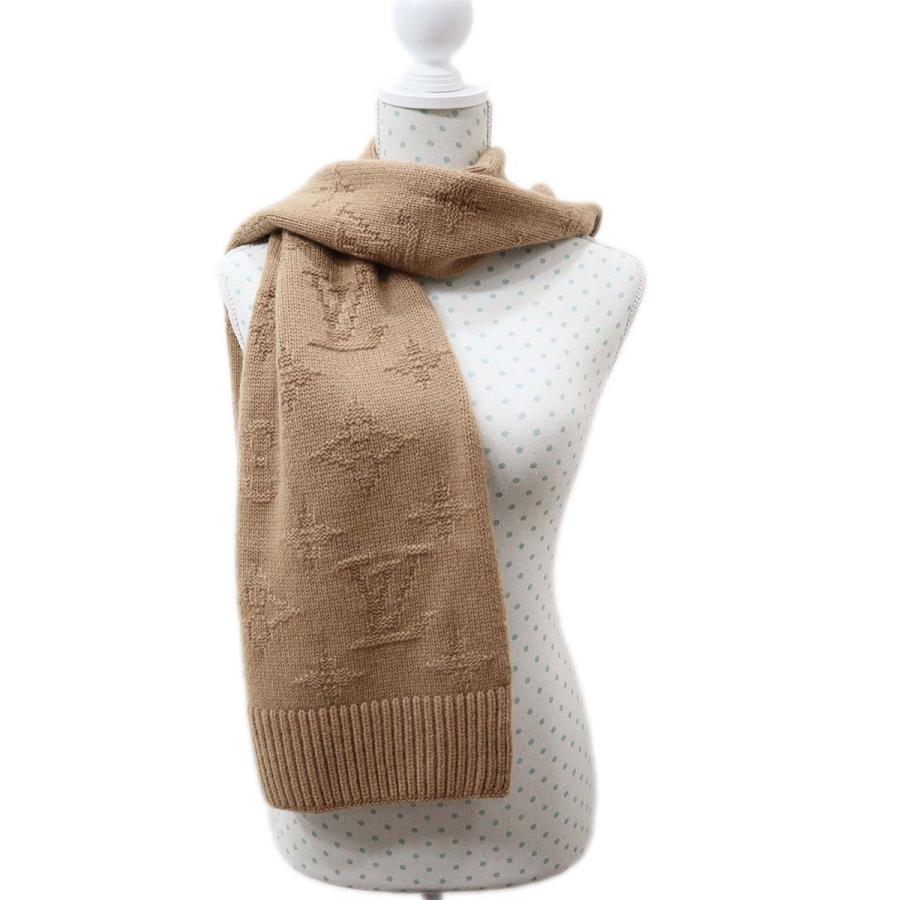 LOUIS VUITTON カシミヤ マフラー ブラウン/ベージュ 質屋 LV マフラー ルイヴィトン LOUIS VUITTON ブラウン