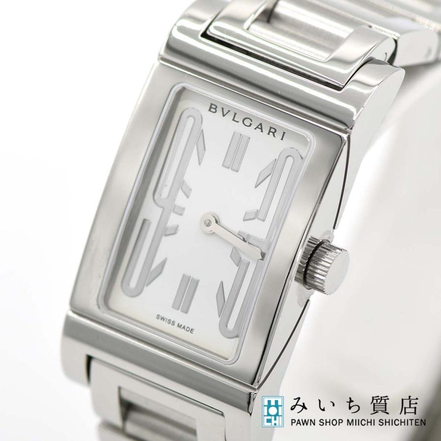 BVLGARI RT39 レッタンロゴ クオーツ 腕時計 BVLGARI（ブルガリ） レッタンゴロ 腕時計 RT39S クオーツ ホワイト