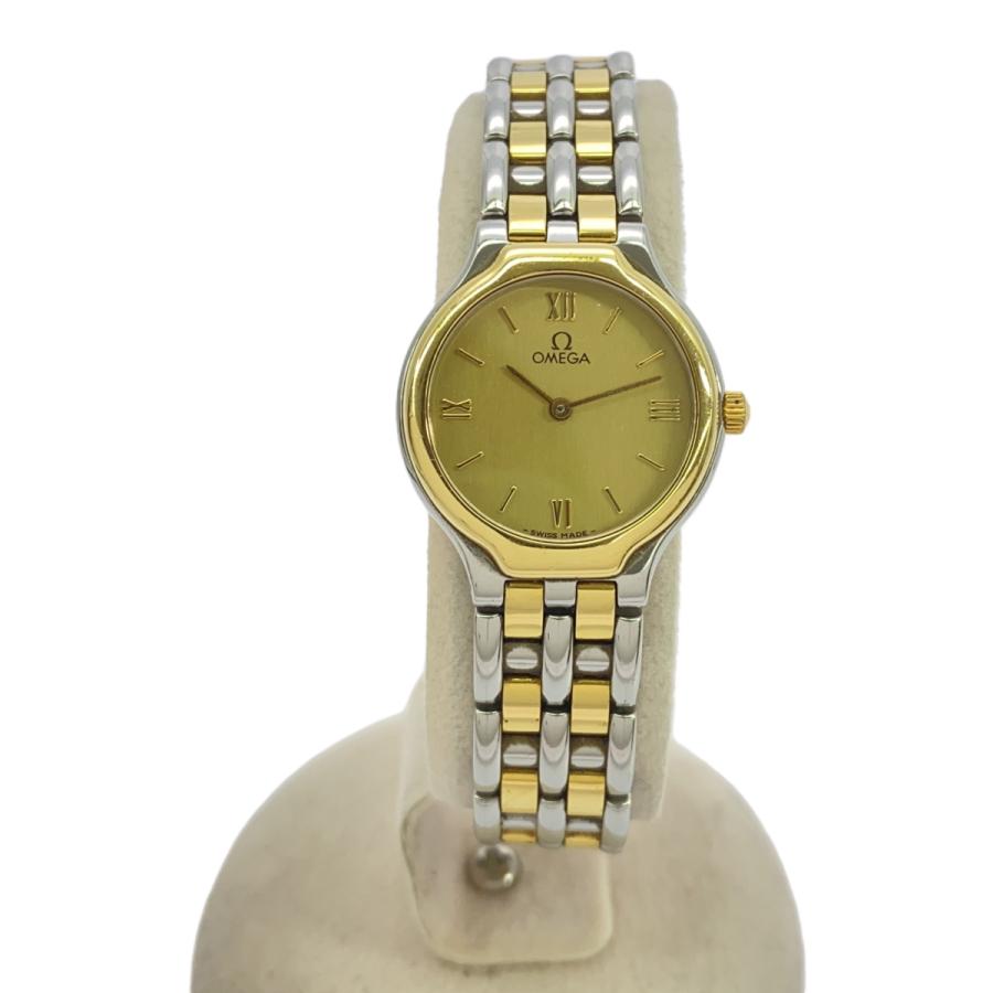 【稼働】 オメガ デヴィル OMEGA スクエア ゴールド クォーツ 新品電池 稼働 オメガ デヴィル OMEGA スクエア ゴールド クォーツ 新品