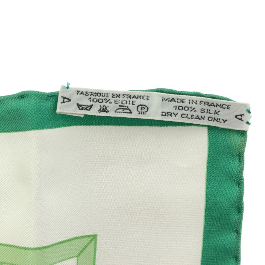 質屋 美品 HERMES エルメス スカーフ カレ90 ROSERAIE バラ園