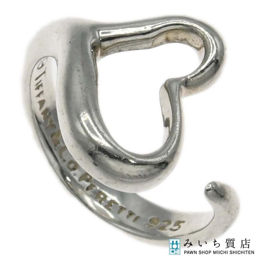 質屋 TIFFANY&Co. ティファニー リング オープンハート 13号 925