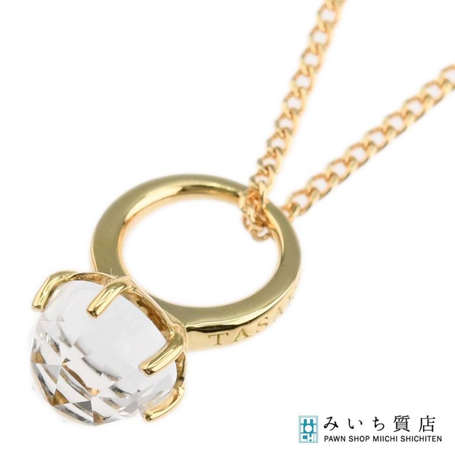 TASAKI 750 ネックレス 質屋 仕上げ済 TASAKI タサキ ネックレス リングモチーフ 750 2.1g