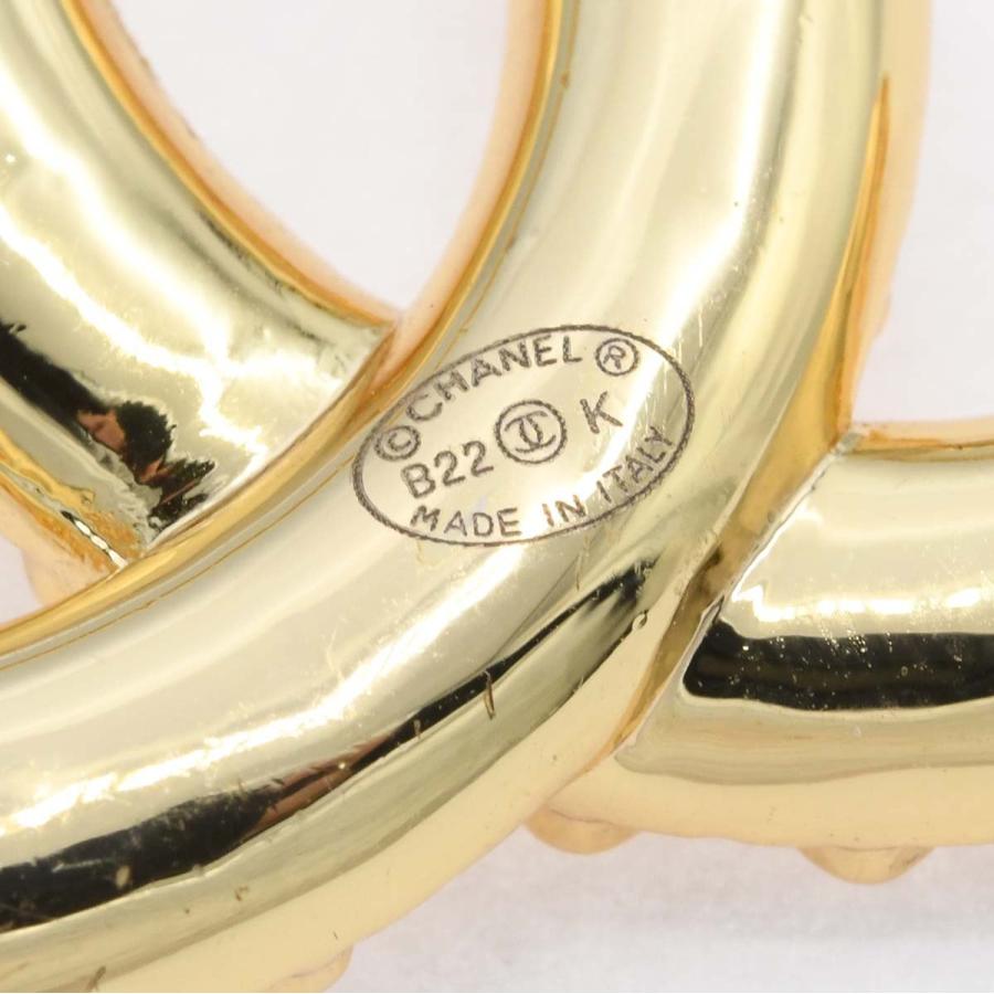 質屋 CHANEL シャネル ブローチ ココマーク B22K ラインストーン