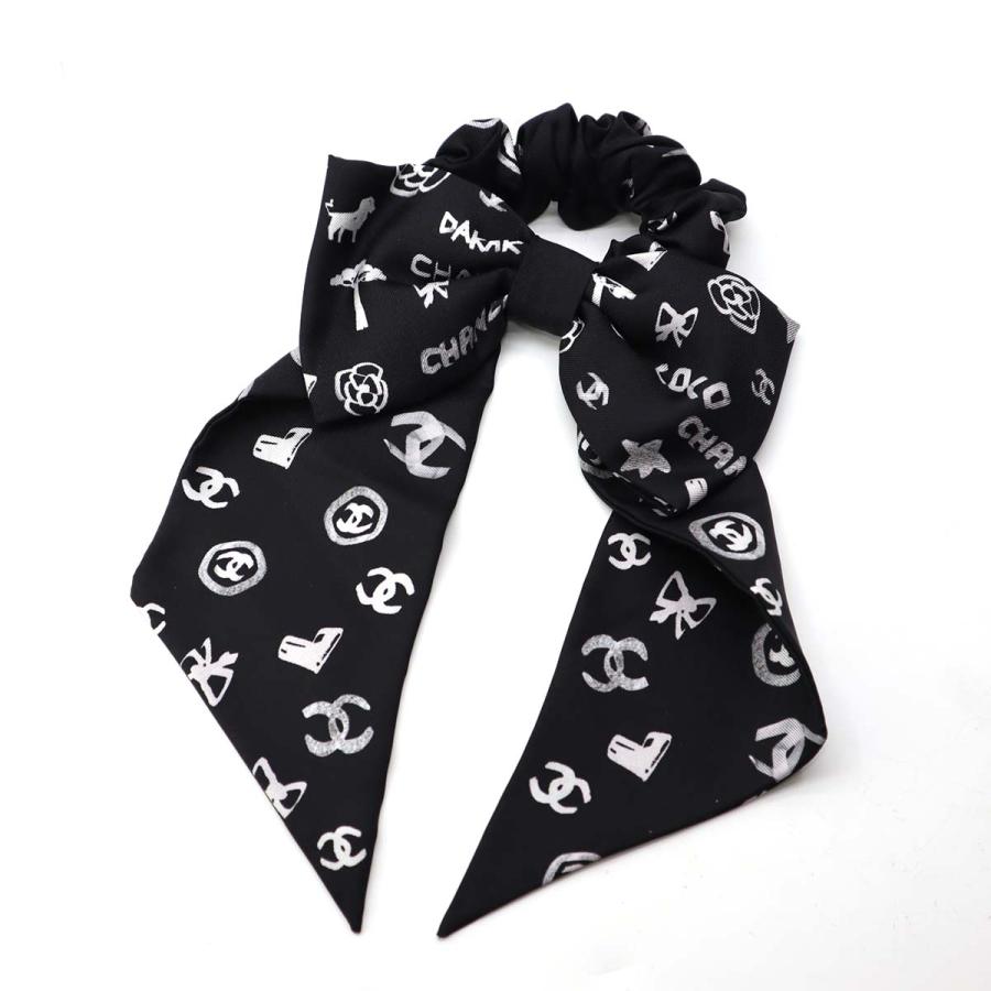 質屋 シャネル ヘア シュシュ ゴム アクセサリー CHANEL リボン