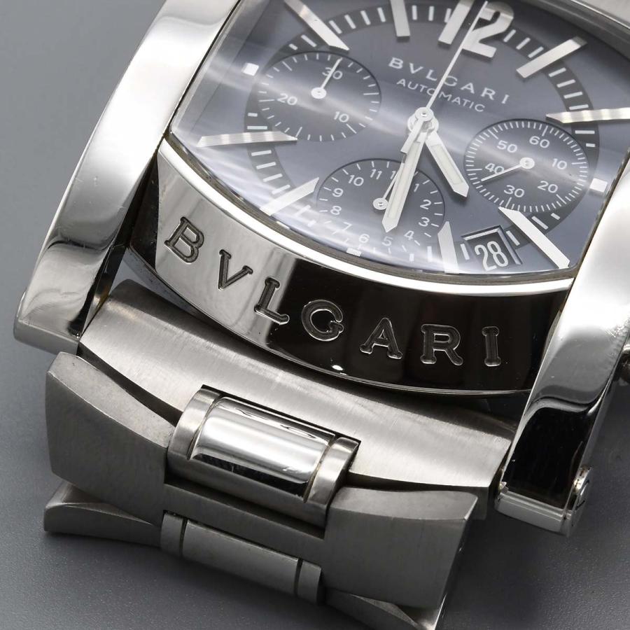 質屋 腕時計 稼働 BVLGARI ブルガリ アショーマ AA48SCH 自動巻き 