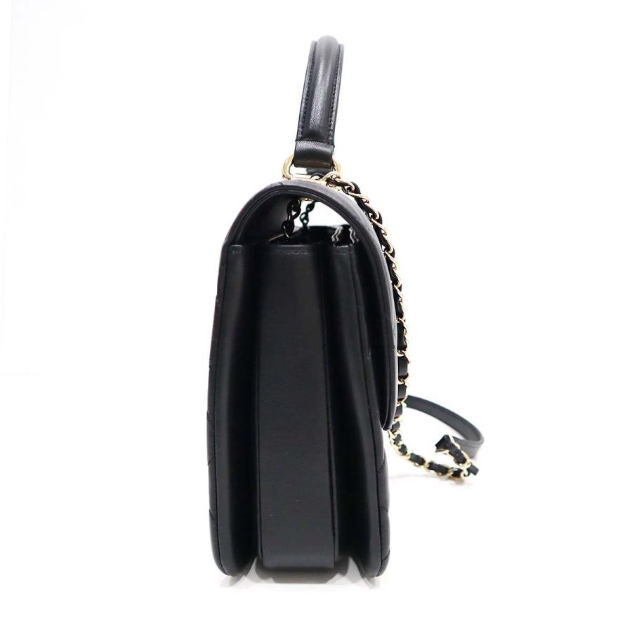 質屋 CHANEL シャネル トレンディCC ラムスキン 2WAY ハンドバッグ