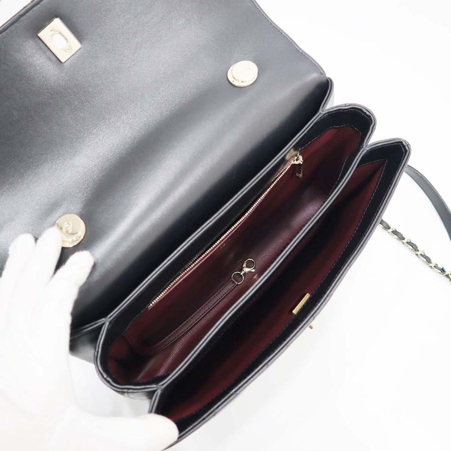 質屋 CHANEL シャネル トレンディCC ラムスキン 2WAY ハンドバッグ