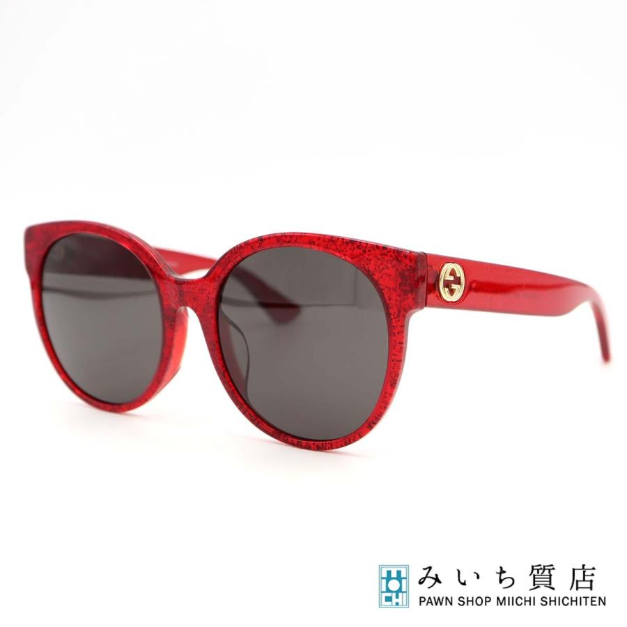 質屋 GUCCI グッチ サングラス GG0035SA 004 56□20-145 インター 