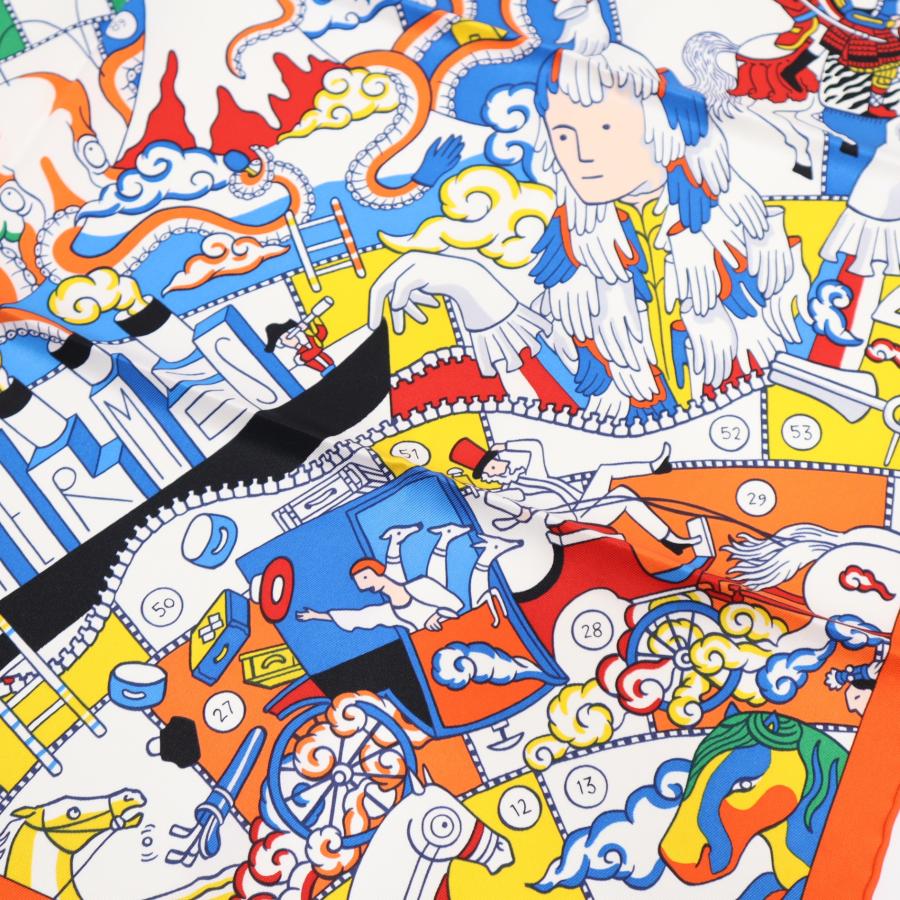 質屋 未使用 HERMES エルメス カレ70 エルメスの叙事詩 デタイユ L