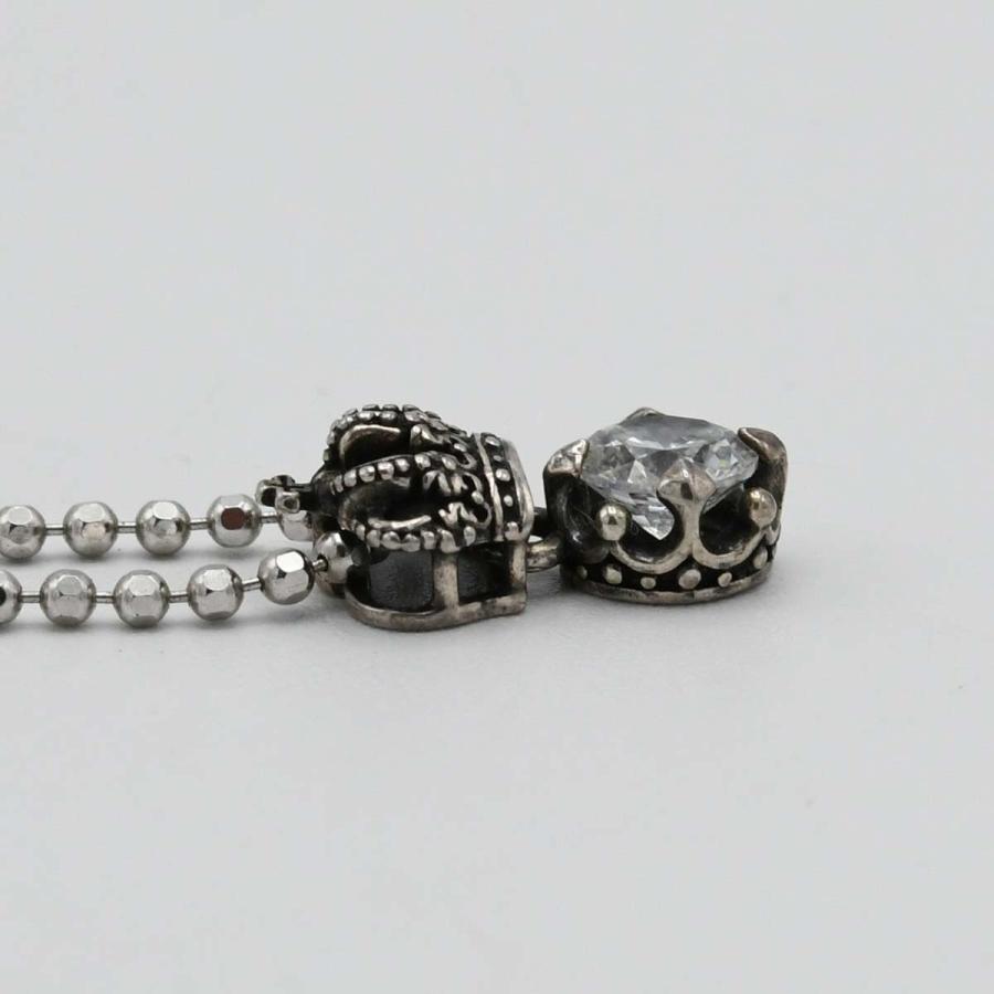 美品　ジャスティンデイビス　ネックレス　ダイヤモンド　925 ムーン　クラウン ジャスティンデイビス Justin Davis ダイヤモンド クラウン デザイン