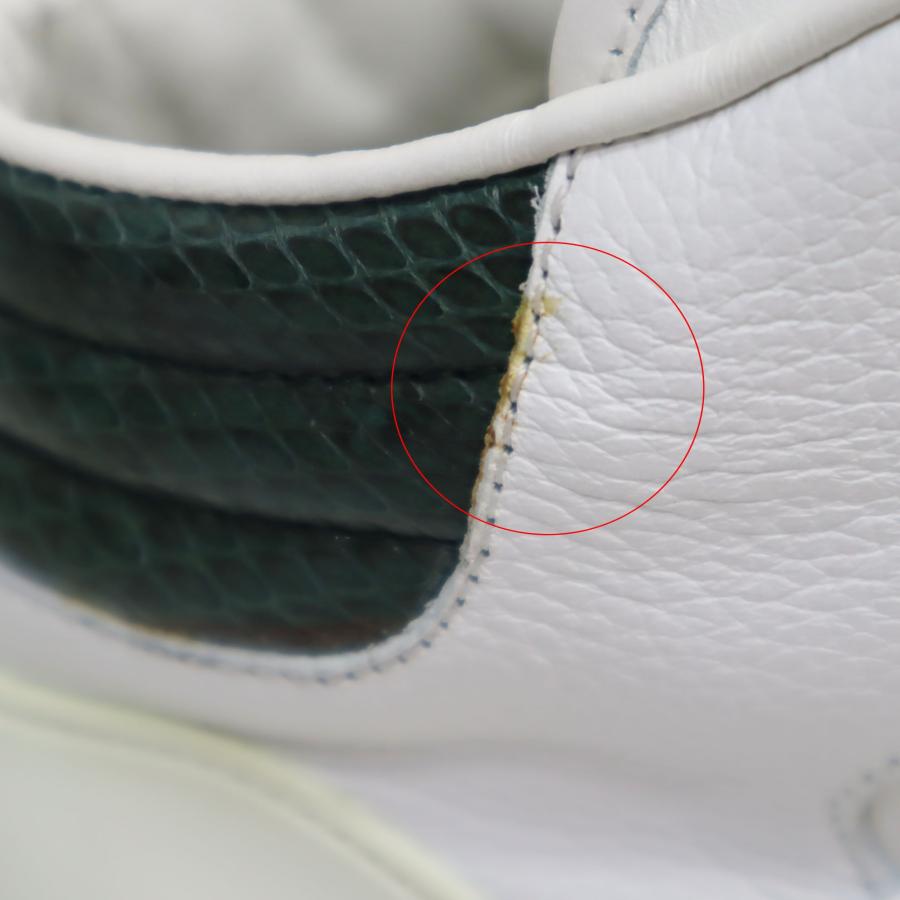 質屋 グッチ GUCCI スニーカー 7G ハイカット GG 295322 ホワイト 靴 