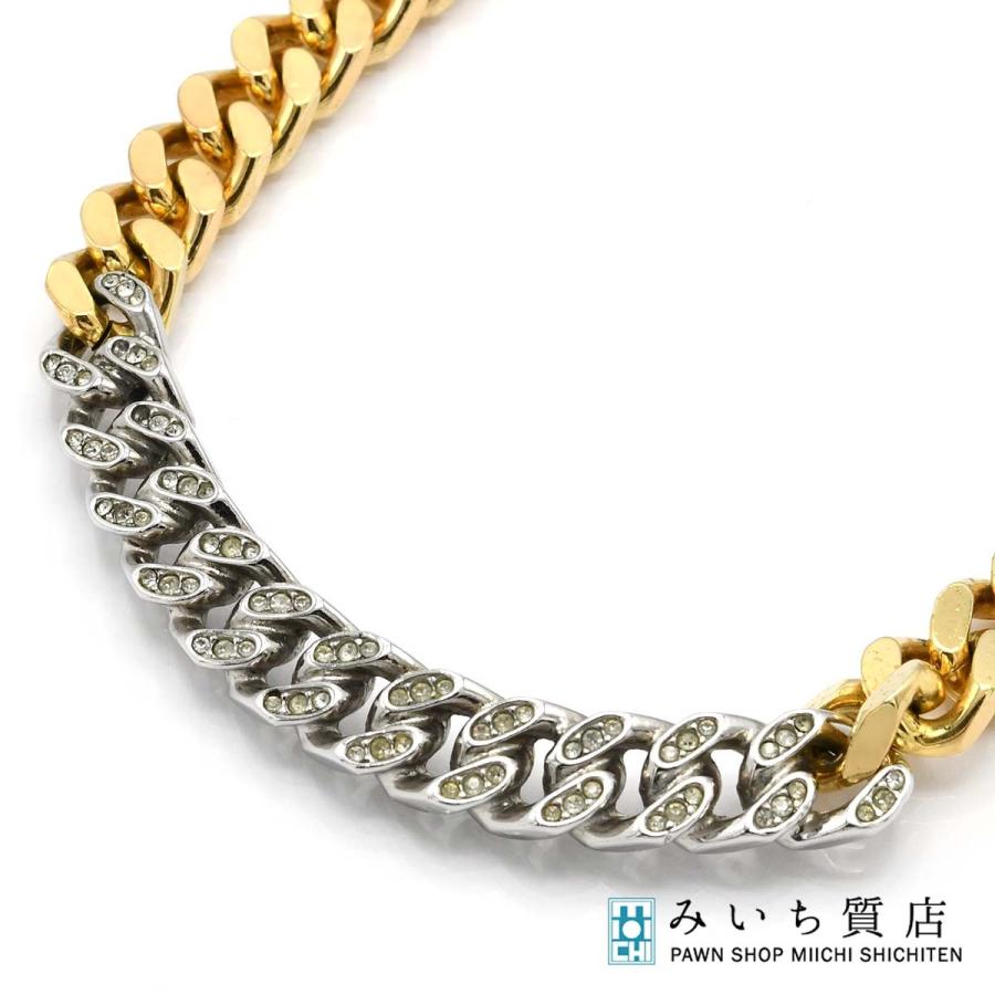 質屋 Christian Dior ディオール ネックレス 喜平デザイン シルバー