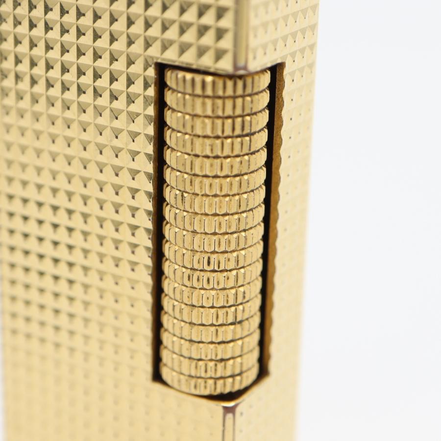 質屋 dunhill ダンヒル ガスライター スクエア型 ゴールドカラー 喫煙
