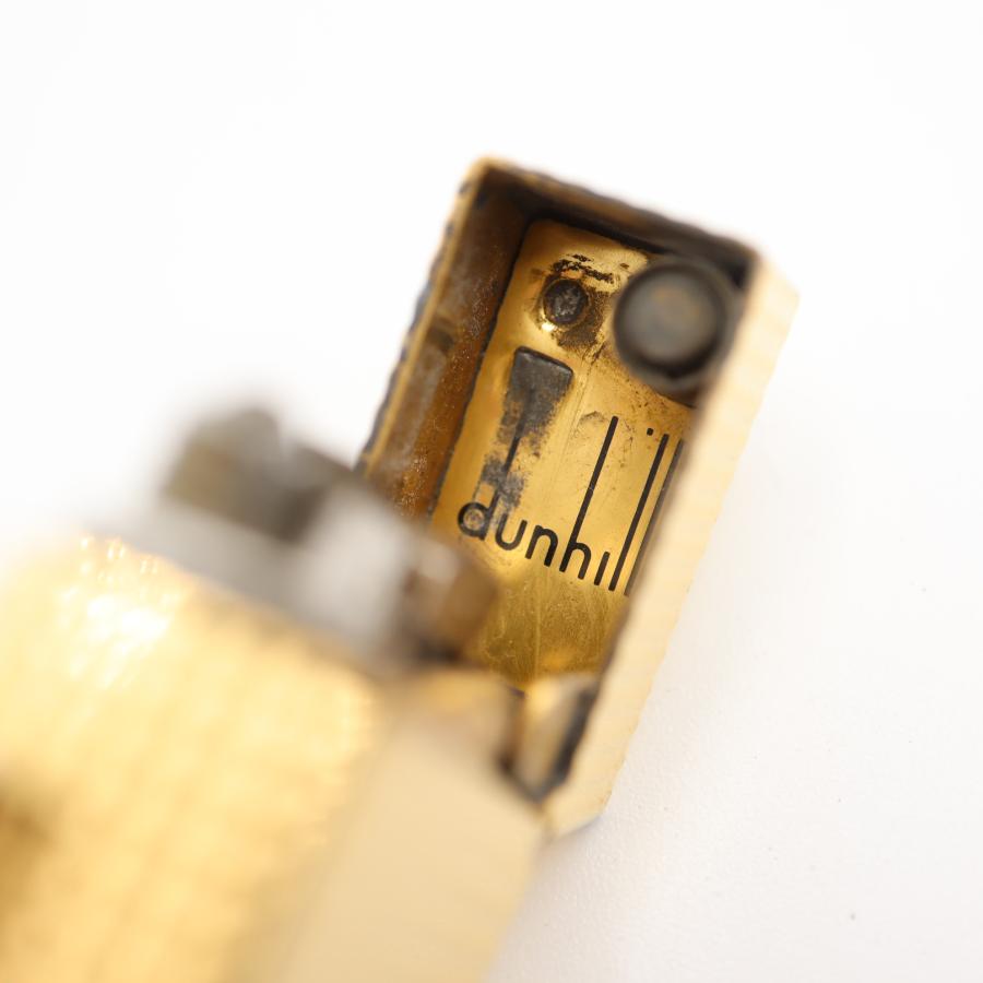 質屋 dunhill ダンヒル ガスライター スクエア型 ゴールドカラー 喫煙