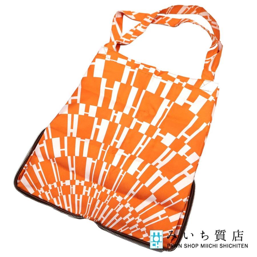 エルメス　エコバッグ 質屋 HERMES エルメス エコバッグ シルキーポップ トートバッグ