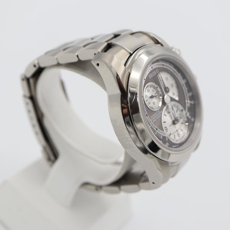 質屋 稼働 腕時計 SEIKO セイコー キネティック 7L22-0AC0 クロノ 