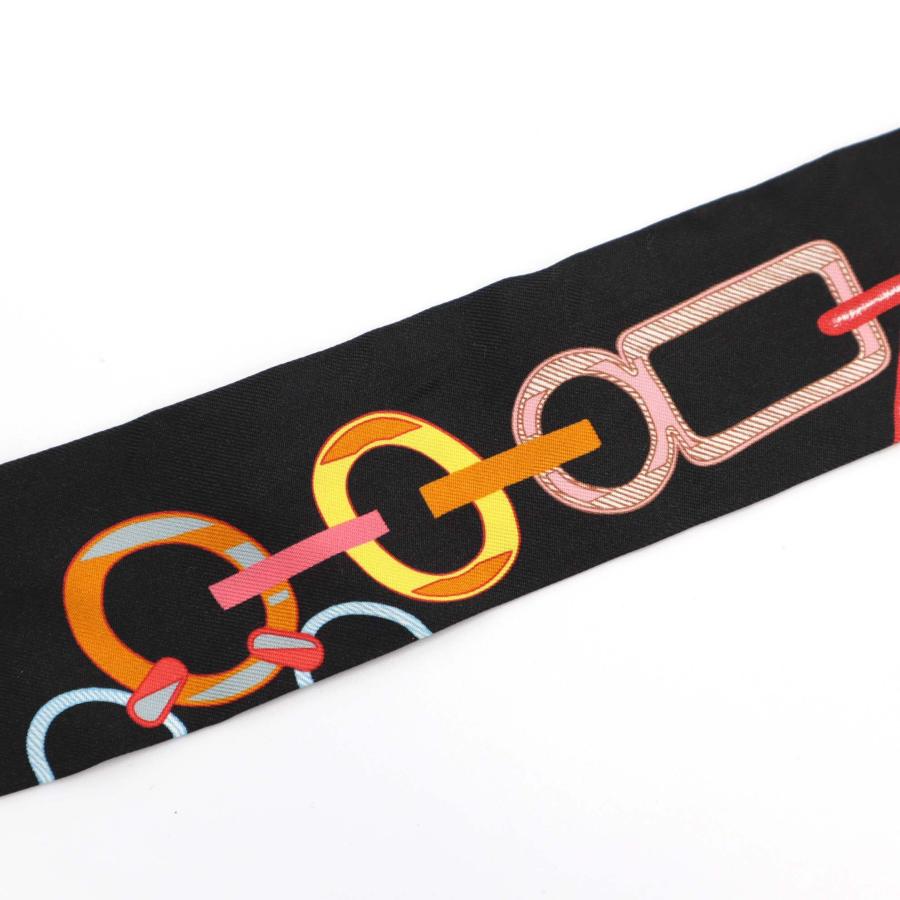【美品】HERMESエルメス Do Re Boucles シルク スカーフ 質屋 HERMES エルメス ツイリー Do Re Boucles ドゥ レ ブックル