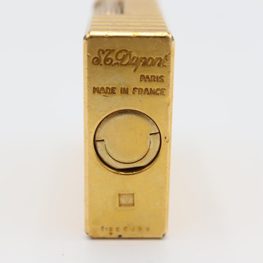 着火 DUPONT デュポン ライター ゴールド S.T. Dupont デュポン ガス 